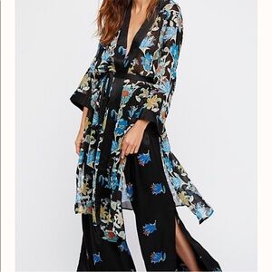 Free People Semi Sheer Robe